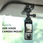 Sunnylife ZJ585 Sun Visor Camera Mount Quick Release Holder 360 Degree Rotating Vlog Bracket - Image 2