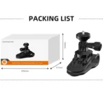 Sunnylife ZJ585 Sun Visor Camera Mount Quick Release Holder 360 Degree Rotating Vlog Bracket - Image 8