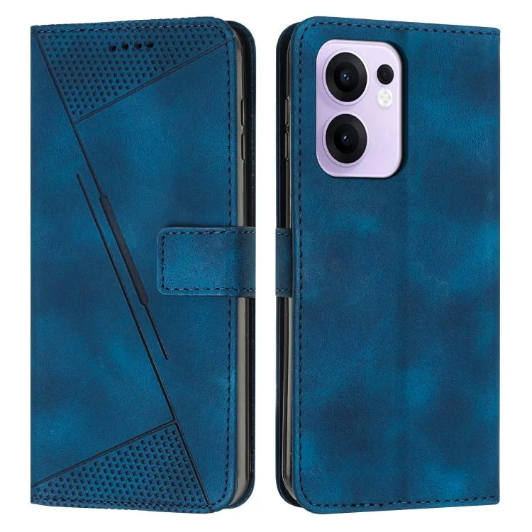 Dream Triangle Leather Phone Case with Lanyard, For OPPO Reno13 F 5G / 4G, For OPPO Reno12 Pro Global, For OPPO Reno12 5G Global