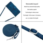 Dream Triangle Leather Phone Case with Lanyard, For OPPO Reno14 Global /  Reno14 F 5G, For OPPO A5x 5G Global, For OPPO Reno14 Pro Global - Image 6