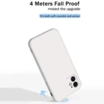 Imitation Liquid Silicone Phone Case, For iPhone 15 Plus, For iPhone 15 - Image 4