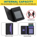 RFID Anti-theft Detachable Card Bag Leather Phone Case, For iPhone 13 Pro, For iPhone 12 Pro / 12, For iPhone 12 Pro Max, For iPhone 11 Pro Max - Image 4