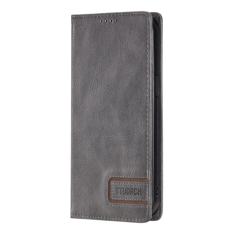 EDA005232004A_1.webp TTUDRCH RFID Retro Texture Magnetic Leather Phone Case, For iPhone 15, For iPhone 14 Plus, For iPhone 14 / 13 - Image 2