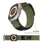 AW Nylon Two-Section Watch Band, For Apple Watch SE 44mm, For Apple Watch Series 6 40mm, For Apple Watch Series 6 44mm, For Apple Watch Series 5 44mm, For Apple Watch Series 5 40mm - Image 4