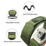 AW Nylon Two-Section Watch Band, For Apple Watch SE 44mm, For Apple Watch Series 6 40mm, For Apple Watch Series 6 44mm, For Apple Watch Series 5 44mm, For Apple Watch Series 5 40mm - Image 5