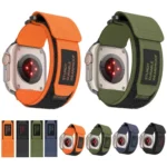 AW Nylon Two-Section Watch Band, For Apple Watch SE 44mm, For Apple Watch Series 6 40mm, For Apple Watch Series 6 44mm, For Apple Watch Series 5 44mm, For Apple Watch Series 5 40mm - Image 2