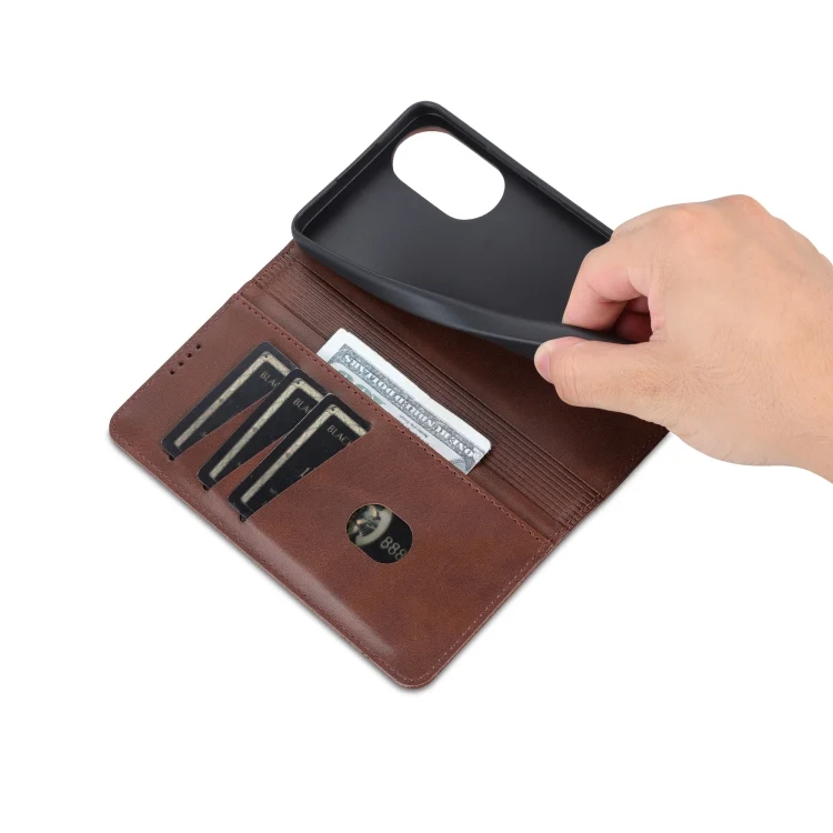 EDA005235702A_5.webp AZNS Magnetic Calf Texture Flip Leather Phone Case, For OPPO A78 4G, For OPPO K11x, For OPPO Find X8 Pro - Image 6