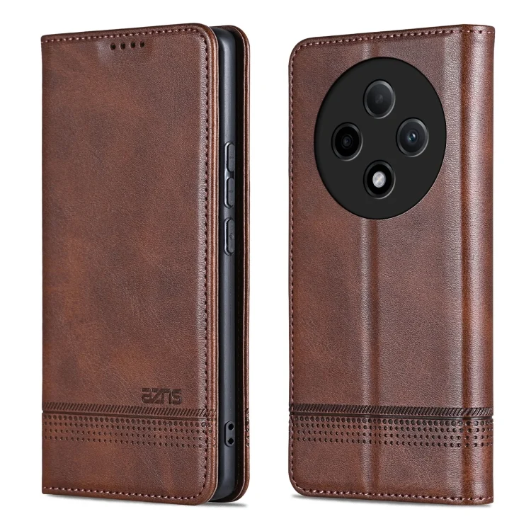 EDA005235709A_2.webp AZNS Magnetic Calf Texture Flip Leather Phone Case, For OPPO A3 Pro 5G, For OPPO Reno11 F, For OPPO Find X7 - Image 3