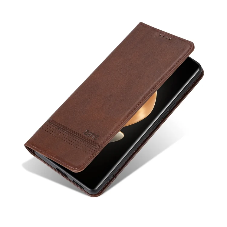 EDA005235716A_5.webp AZNS Magnetic Calf Texture Flip Leather Phone Case, For OPPO A3 5G China, For OPPO Reno12 Pro Global, For OPPO Reno12 Global - Image 6