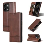 AZNS Magnetic Calf Texture Flip Leather Phone Case, For OPPO Reno14 Pro Global, For OPPO Reno14 Global, For OPPO Find X8s+
