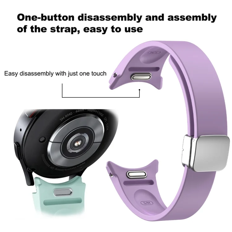EDA0052360_B3.webp Magnetic Folding Black Buckle Silicone Watch Band - Image 4