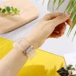 Transparent TPU Integrated Replacement Watch Strap, For Apple Watch Series 8&7 41mm / SE 2&6&SE&5&4 40mm / 3&2&1 38mm, For Apple Watch Series 7 45mm / 6 & SE & 5 & 4 44mm / 3 & 2 & 1 42mm - Image 9