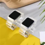 Transparent TPU Integrated Replacement Watch Strap, For Apple Watch Series 8&7 41mm / SE 2&6&SE&5&4 40mm / 3&2&1 38mm, For Apple Watch Series 7 45mm / 6 & SE & 5 & 4 44mm / 3 & 2 & 1 42mm - Image 10
