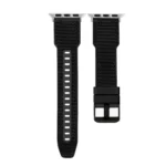 Hybrid Braid Nylon Silicone Watch Band, For Apple Watch Series 5 44mm, For Apple Watch Series 5 40mm, For Apple Watch Series 4 44mm, For Apple Watch Series 4 40mm, For Apple Watch Series 3 38mm...
