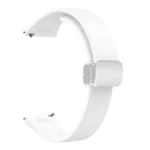 Magnetic Silver Buckle Slim Silicone Watch Band - Image 3