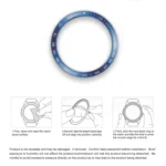 E Style Smart Watch Steel Ring Protective Frame - Image 4