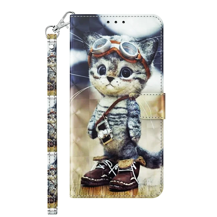 EDA005262301A_1.webp 3D Painted Leather Phone Case, For iPhone 15 Pro Max, For iPhone 15 Pro - Image 2