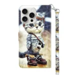 3D Painted Leather Phone Case, For iPhone 16 Pro Max, For iPhone 16 Pro - Image 3