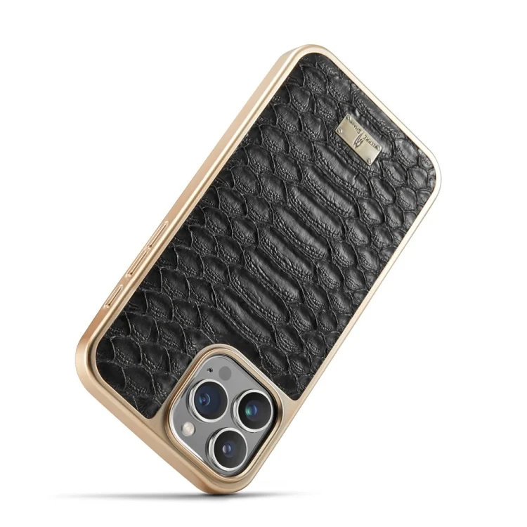 EDA005262809A_5.webp Fierre Shann Python Texture Electroplating PU Phone Case, For iPhone 16 Pro Max, For iPhone 16 Pro, For iPhone 16 Plus, For iPhone 16, For iPhone 15 Pro Max - Image 6