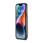 Fierre Shann Crazy Horse Card Holder Back Cover PU Phone Case, For iPhone 15 Plus, For iPhone 15 - Image 3