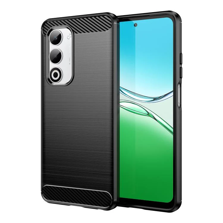 Carbon Fiber Brushed Texture TPU Phone Case, For OPPO A5 4G Global, For OPPO A5 5G Global, For OPPO Reno14 Pro Global, For OPPO Reno14 Global, For OPPO A5 Energy 5G, For OPPO A5 Pro 4G