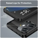 Carbon Fiber Brushed Texture TPU Phone Case, For OnePlus Nord CE3 5G - Image 6