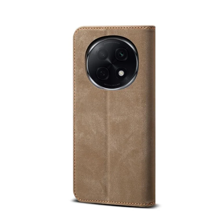 EDA005276820A_2.webp Denim Texture Casual Style Horizontal Flip Leather Case, For OPPO A5 Pro Global, For OPPO Find X8, For OPPO K12x 5G Global, For OPPO A3X 5G India, For OPPO Reno12 F 5G Global - Image 3