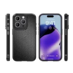 iPAKY MG Series Carbon Fiber PC + TPU Protective Phone Case, For iPhone 15 Pro Max, For iPhone 15 Pro, For iPhone 15 Plus, For iPhone 15 - Image 2