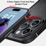 iPAKY MG Series Carbon Fiber PC + TPU Protective Phone Case, For iPhone 15 Pro Max, For iPhone 15 Pro, For iPhone 15 Plus, For iPhone 15 - Image 4