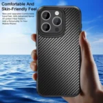 iPAKY MG Series Carbon Fiber PC + TPU Protective Phone Case, For iPhone 15 Pro Max, For iPhone 15 Pro, For iPhone 15 Plus, For iPhone 15 - Image 6
