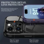iPAKY MG Series Transparent PC+TPU Phone Case, For iPhone 15 Pro Max, For iPhone 15 Pro, For iPhone 15 Plus, For iPhone 15 - Image 3