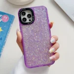 Glitter Epoxy Shockproof Phone Case, For iPhone 15 Pro Max, For iPhone 15 Pro, For iPhone 15 Plus, For iPhone 15, For iPhone 14, For iPhone 14 Pro, For iPhone 14 Pro Max, For iPhone 13 Pro Max...