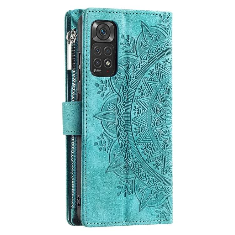 EDA005314405A_2.webp Multi-Card Totem Zipper Leather Phone Case, For Xiaomi Redmi Note 11 Pro 4G/5G Global, For Xiaomi Redmi Note 11 Global/Note 11S, For Xiaomi 11T - Image 3