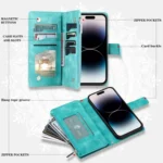 Multi-Card Totem Zipper Leather Phone Case, For Xiaomi Redmi 13 4G, For Xiaomi 12T / 12T Pro, For Xiaomi Redmi A1 4G - Image 5