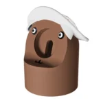 Hat Bear Shaped Silicone Charging Base