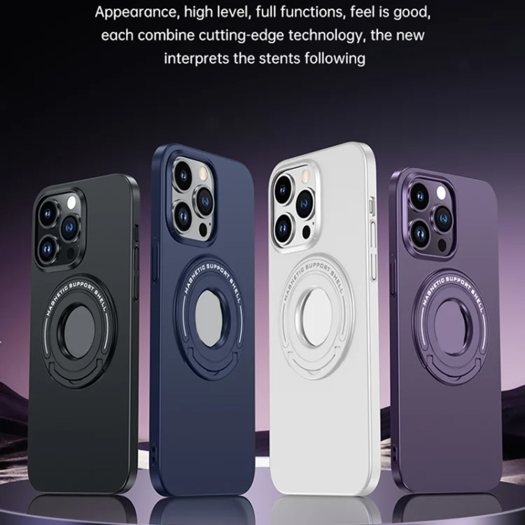 EDA0053722_B1.webp Matte Magsafe Magnetic Phone Case with Trolley Holder, For iPhone 15 Pro Max, For iPhone 15 Pro, For iPhone 15 Plus, For iPhone 15 - Image 2