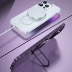 Matte Magsafe Magnetic Phone Case with Trolley Holder, For iPhone 15 Pro Max, For iPhone 15 Pro, For iPhone 15 Plus, For iPhone 15 - Image 3