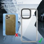 Transparent Acrylic + TPU Shockproof Phone Case, For iPhone 15 Pro Max, For iPhone 15 Pro, For iPhone 15, For iPhone 14/13, For iPhone 14 Pro, For iPhone 14 Pro Max - Image 4