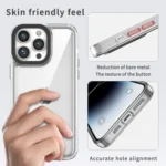 Transparent Acrylic + TPU Shockproof Phone Case, For iPhone 15 Pro Max, For iPhone 15 Pro, For iPhone 15, For iPhone 14/13, For iPhone 14 Pro, For iPhone 14 Pro Max - Image 5