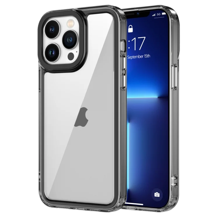 Transparent Acrylic + TPU Shockproof Phone Case, For iPhone 13 Pro Max, For iPhone 13 Pro, For iPhone 12/12 Pro, For iPhone 12 Pro Max, For iPhone 11 Pro Max, For iPhone 11
