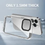 Transparent Acrylic + TPU Shockproof Phone Case, For iPhone 13 Pro Max, For iPhone 13 Pro, For iPhone 12/12 Pro, For iPhone 12 Pro Max, For iPhone 11 Pro Max, For iPhone 11 - Image 2