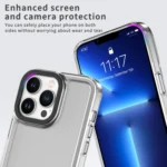 Transparent Acrylic + TPU Shockproof Phone Case, For iPhone 13 Pro Max, For iPhone 13 Pro, For iPhone 12/12 Pro, For iPhone 12 Pro Max, For iPhone 11 Pro Max, For iPhone 11 - Image 3
