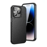 wlons Magsafe Carbon Fiber Kevlar TPU Phone Case, For iPhone 15 Pro Max, For iPhone 15 Pro, For iPhone 15 Plus, For iPhone 15