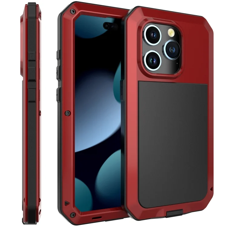 Shockproof Life Waterproof Dust-proof Metal + Silicone Phone Case, For iPhone 15 Pro Max, For iPhone 15 Pro, For iPhone 15 Plus, For iPhone 15