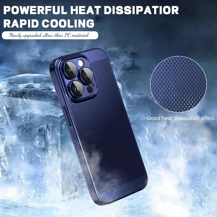 EDA0053871_B1.webp Fine Mesh Cooling Phone Case, For iPhone 14 Plus, For iPhone 14, For iPhone 14 Pro, For iPhone 14 Pro Max - Image 2
