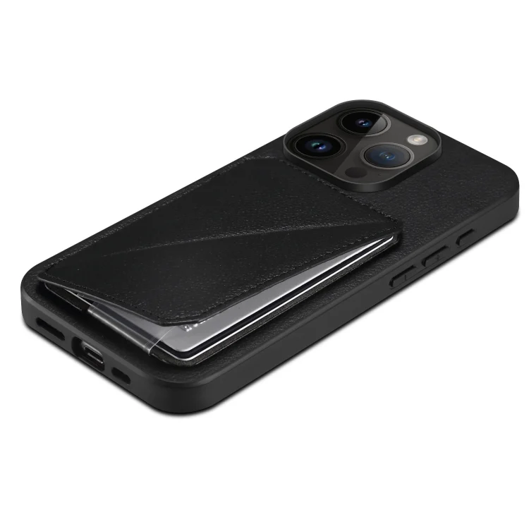 EDA005391506A_3.webp Imitation Calfskin Leather Back Phone Case with Holder, For iPhone 14, For iPhone 14 Pro, For iPhone 14 Pro Max, For iPhone SE 2022 / 2020 / 8 / 7, For iPhone 13 Pro Max - Image 4
