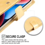 GOOSPERY MANSOOR DIARY 9 Card Slots Leather Phone Case, For iPhone 15, For iPhone 15 Plus - Image 7