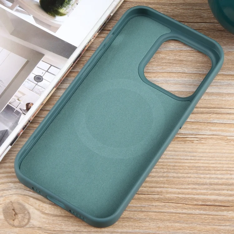 EDA005454809A_2.webp MagSafe Liquid Silicone Phone Case, For iPhone 13 Pro Max, For iPhone 13 Pro, For iPhone 13, For iPhone 12 - Image 3