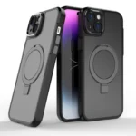 MagSafe Magnetic Metal Holder Phone Case, For iPhone 15 Plus, For iPhone 15 Pro Max, For iPhone 15 Pro, For iPhone 15 - Image 2