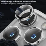 MOMAX Eagle Eye Independent Full Cover Phone Lens Glass Film, For iPhone 15 Pro / 15 Pro Max - Image 5